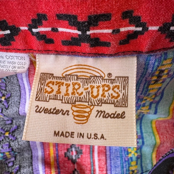 Vintage western style button up girls 14/16 probably adult xs - Picture 2 of 6